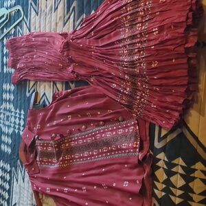 Vintage Roper Broomstick Skirt and top